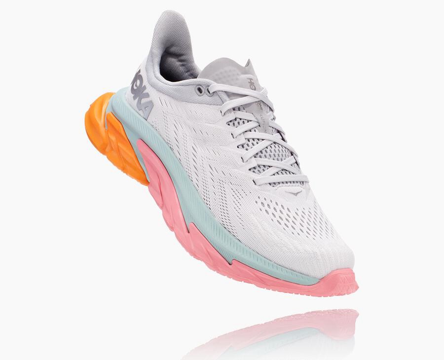 Hoka One One Koşu Ayakkabısı Kadın Beyaz - Clifton Edge - XI1783529